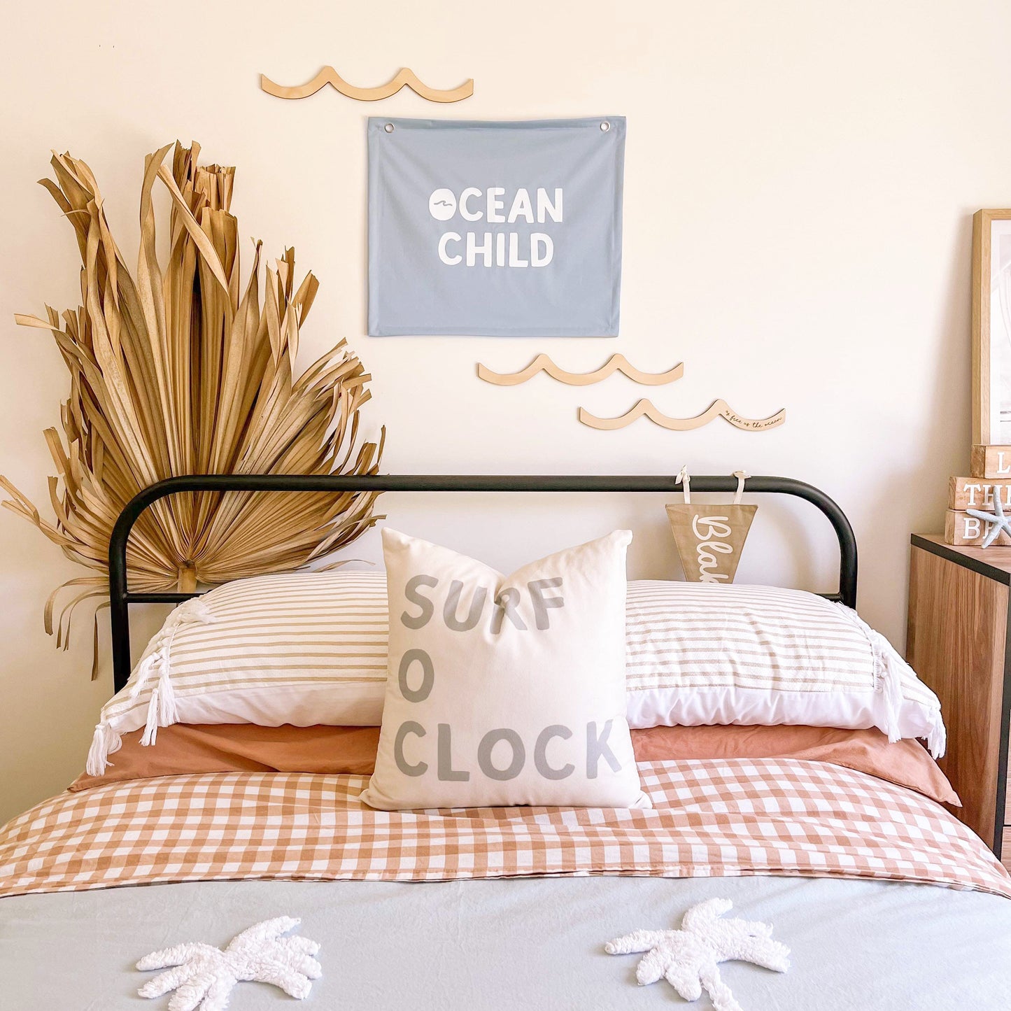 Ocean child kids wall banner ~ Sky blue ~ Sale