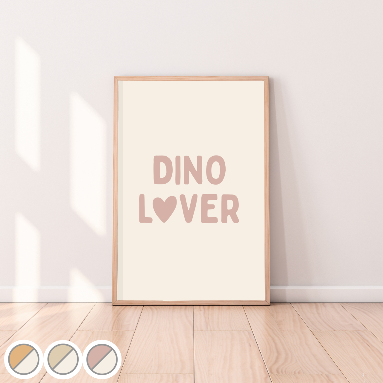 Dino lover wall print / wall art ~ 3 Colours