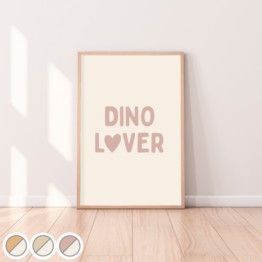 Dino lover wall print / wall art ~ 3 Colours