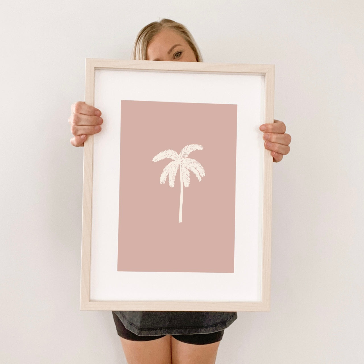 Palm tree kids wall print / wall art ~ 7 colours