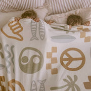 Easy Days plush blanket. Boys coastal blanket. Surf kids blanket. Boys bedroom decor. Coastal boys bedroom styling. Kids surf bedroom decor. Beachy boys room. Boys reading nook decor. Plush kids throw blanket. Boys bedding Australia. Coastal kids decor. Boys snuggle blanket. Rental friendly kids decor. Boys room inspo. Surfy bedroom styling.