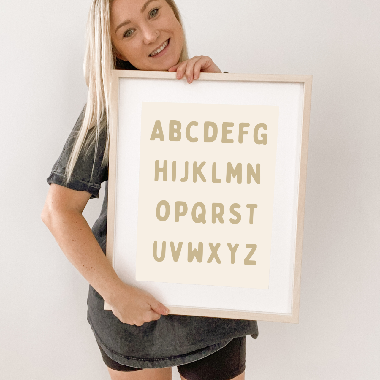 Alphabet kids wall print / wall art ~ 10 colours