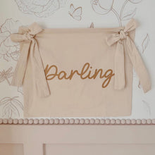 Darling bows wall banner | wall hanging  ~ Warm sand