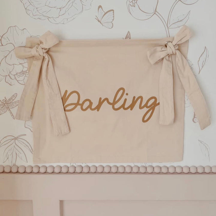Darling bows wall banner. Girls cottagecore bedroom styling. Girls vintage bedroom wall decor. Girls bedroom darling wall banner. Girls bows wall decor. Girls bows bedroom. Girls cottagecore bedroom decor ideas. 7 year old bedroom ideas. 10 year old vintage bedroom ideas. 12 year vintage old bedroom ideas.