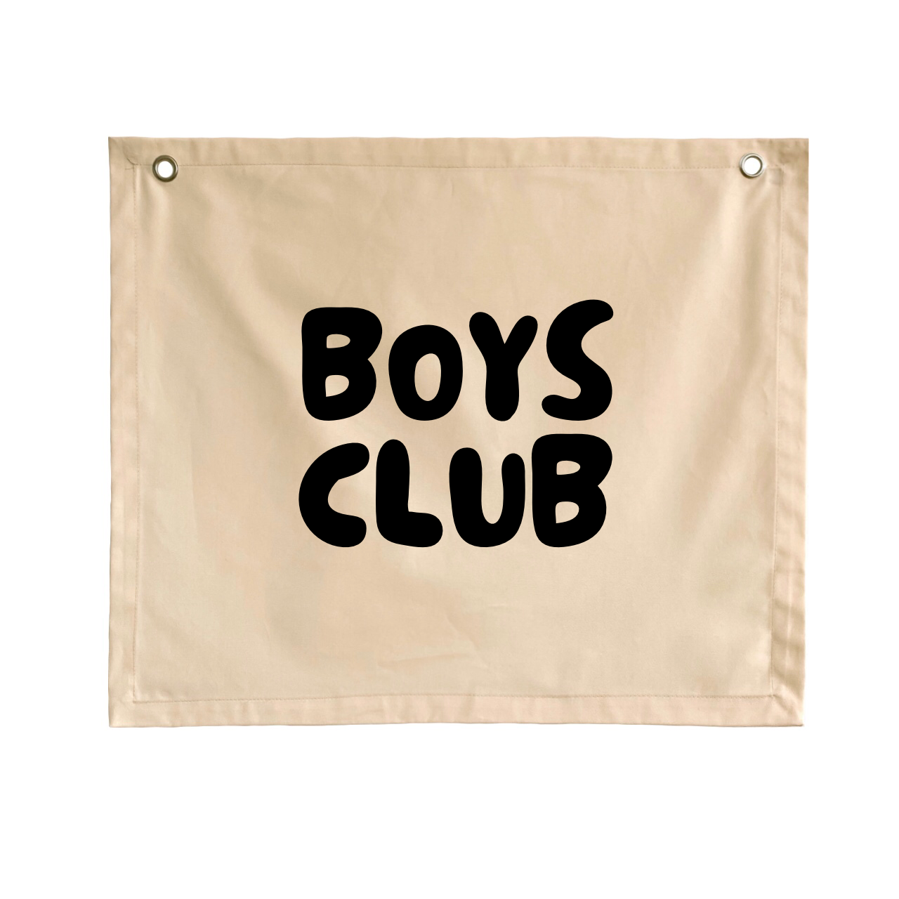 Boys club kids wall banner / wall hanging  ~ Shell