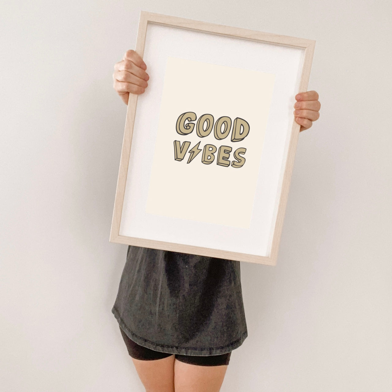 Good vibes kids wall print / wall art ~ 6 colours