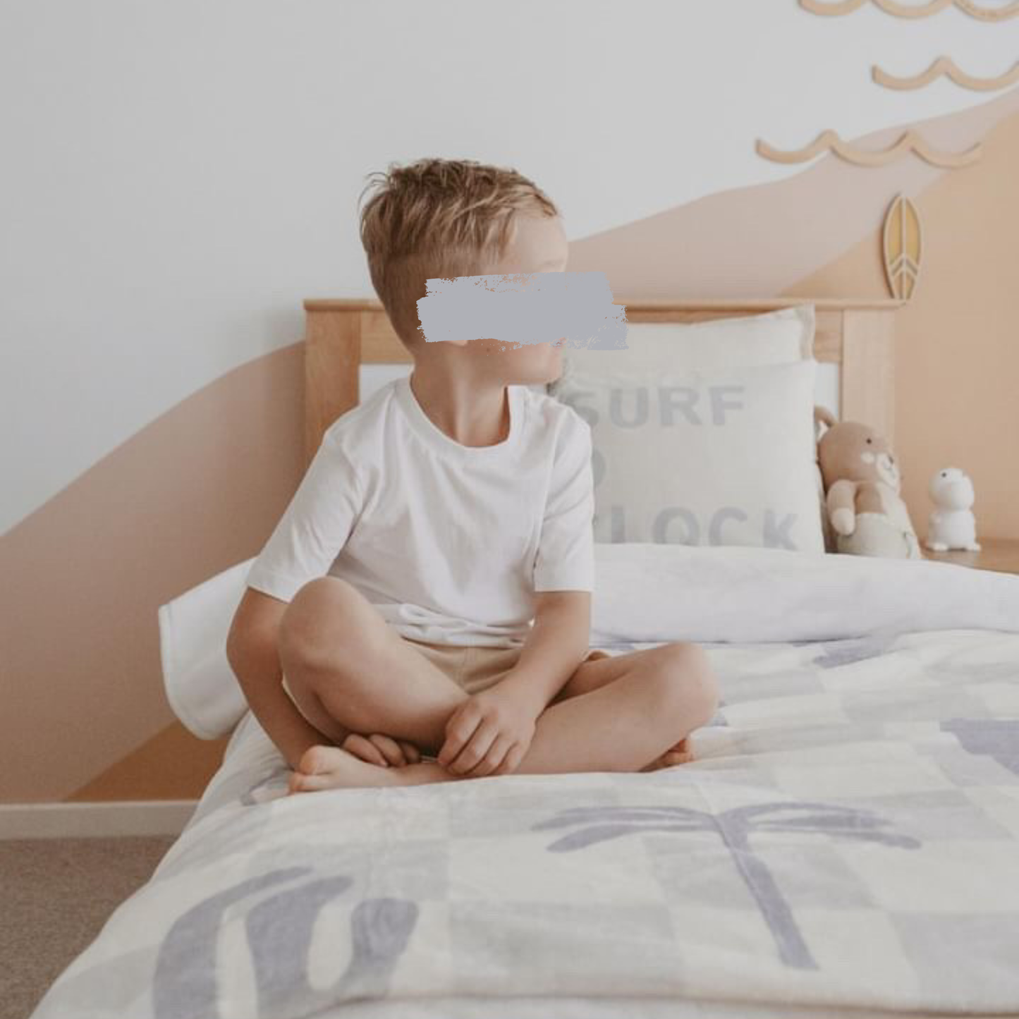 Boys blue coastal plush blanket. High tide boys bedding. Boys coastal bedroom styling. Boys beach bedroom decor. Boys surf bedroom blanket. Boys coastal throw blanket. Boys beach bedroom inspo. Boys surf bedroom decor ideas. 7 year old bedroom ideas. 10 year old bedroom ideas. 12 year old bedroom ideas.