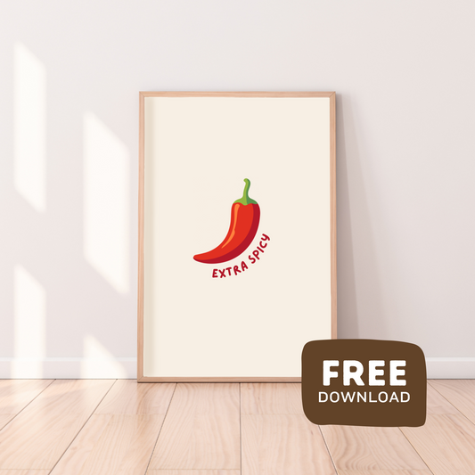 Neurodiverse extra spicy kids FREE downloadable wall print | neurospicy digital wall art