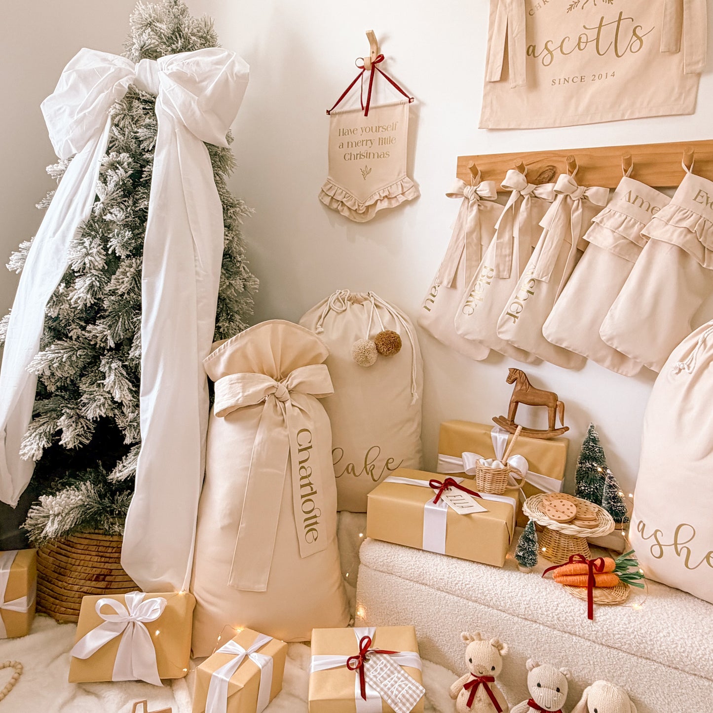 Personalised Santa Sack, Personalised Christmas Sack, Bow Santa Sack, Personalised Bow Sack, Extra Large Santa Sack, Large Santa Sack, Kids Santa Sack, Christmas Gift Sack, Personalised Christmas Gift, Christmas Eve Sack, Reusable Santa Sack, Canvas Santa Sack, Neutral Christmas Decor, Beige Santa Sack, Warm Sand Santa Sack, Vintage Christmas Decor, Traditional Christmas Decor, Christmas Keepsake, Kids Christmas Decor, Girls Santa Sack, Boys Santa Sack, Custom Name Santa Sack, Australian Christmas Christmas