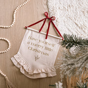 Christmas wall banner. Most wonderful time of the year wall banner. Merry Christmas decor. Kids Merry Christmas banner. Wonderful time banner. Merry Xmas wall banner. Neutral Christmas decor. Minimalist Christmas wall banner. Merry Christmas wall decor. 