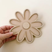 Flower wall shape | girls floral acrylic & timber decor
