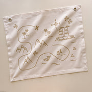 Treasure map banner. Pirate bedroom styling. Boys bedroom wall decor. Boys explorers map wall banner. Boys pirate bedroom inspo. Boys treasure map bedroom decor ideas. Boys explorer decor. Nautical bedroom decor. 10 year old boys bedroom ideas. Nautical boys bedroom decor. 7 year old boys bedroom ideas. Pirate boys bedroom. Pirate themed boys bedroom.