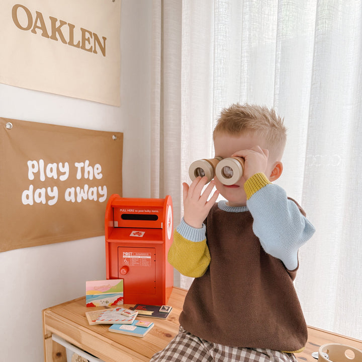 Play the day away kids wall banner | playroom wall hanging ~ Camel