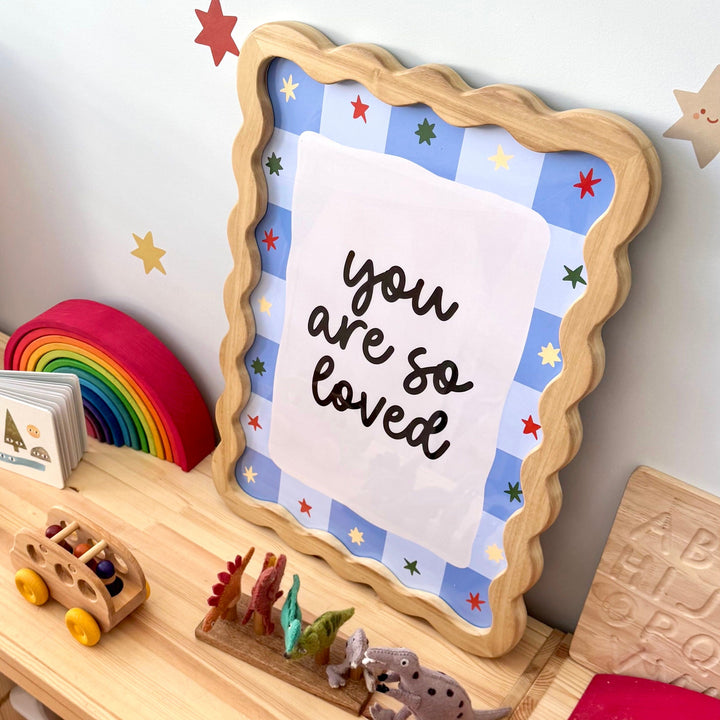 You Are So Loved Print, You Are Loved Print, Kids Affirmation Print, Kids Affirmation Wall Art, Positive Kids Wall Art, Positive Affirmation Print, Boys Wall Art, Boys Bedroom Print, Boys Bedroom Decor, Kids Bedroom Print, Kids Room Wall Art, Kids Wall Art, Cool Boys Decor, Colourful Boys Decor, Blue Kids Decor, Blue Bedroom Decor, Kids Quote Print, Kids Quote Wall Art, Inspirational Kids Print, Encouraging Kids Wall Art, Positive Kids Decor, Playroom Wall Art, Boys Playroom Decor, Kids Playroom Decor