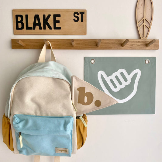 Shaka junior wall banner | kids junior wall hanging ~ 3 colours