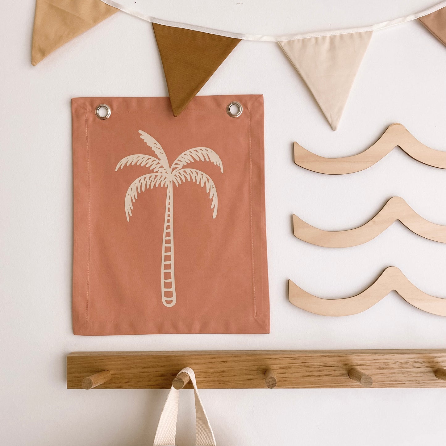 Sole palm junior wall banner | kids junior wall hanging ~ 3 colours