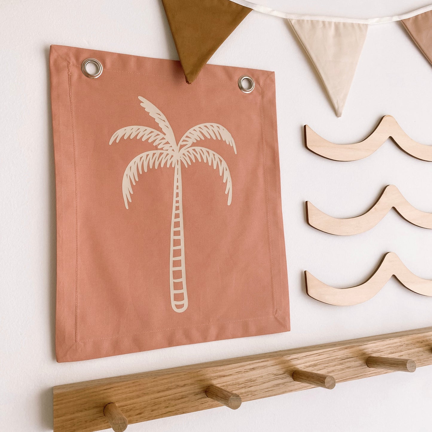 Sole palm junior wall banner | kids junior wall hanging ~ 3 colours