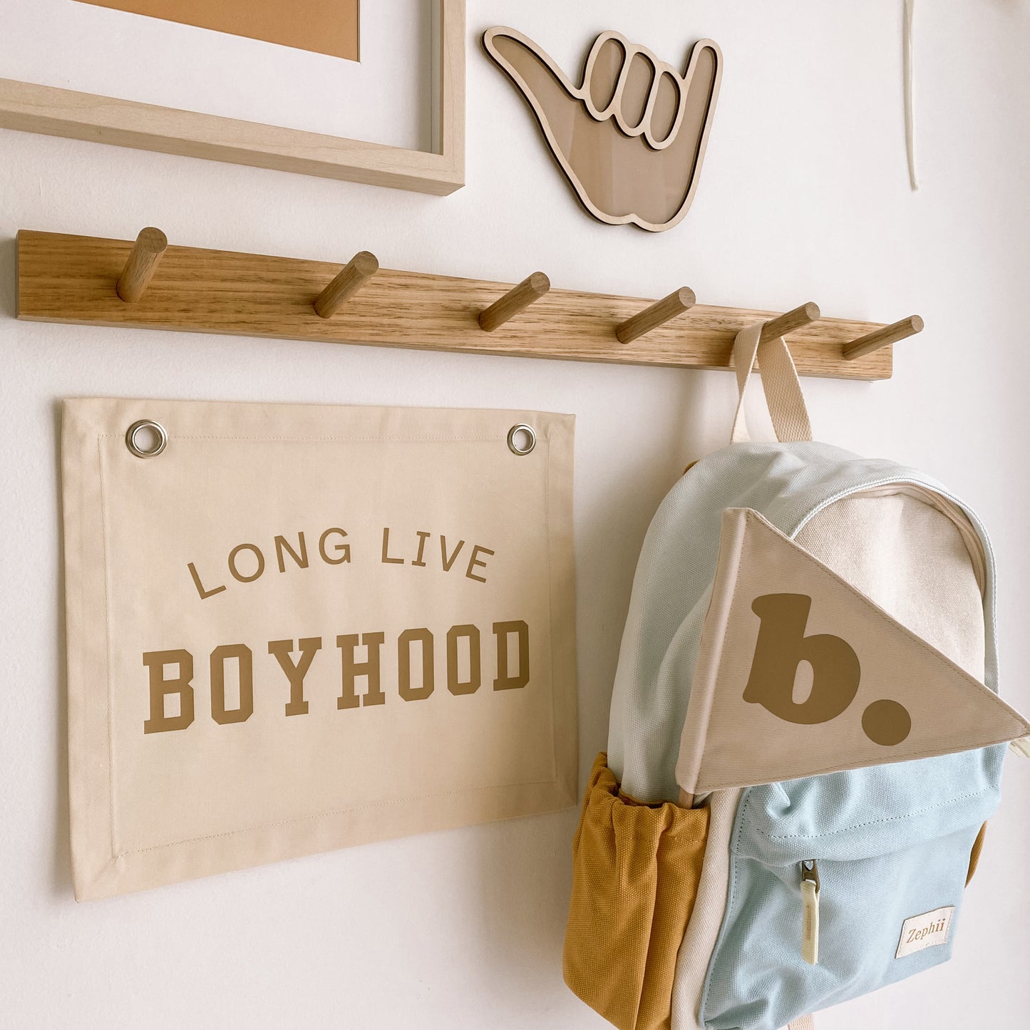 Long live boyhood junior wall banner | kids junior wall hanging ~ 3 colours