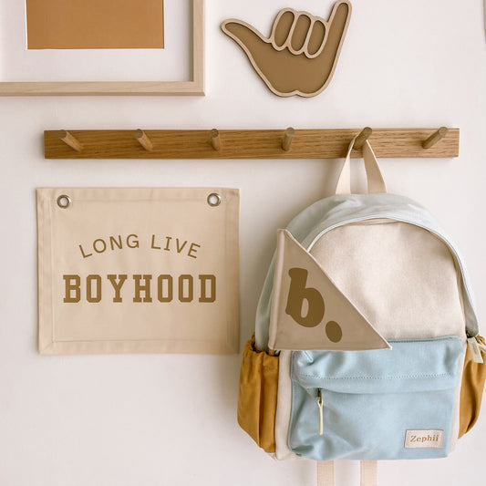 Long live boyhood junior wall banner | kids junior wall hanging ~ 3 colours