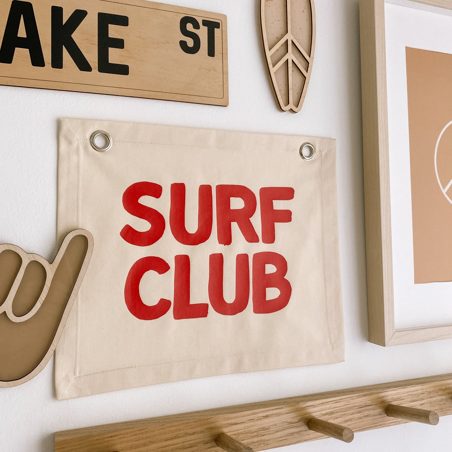 Surf club junior wall banner ~ Sale