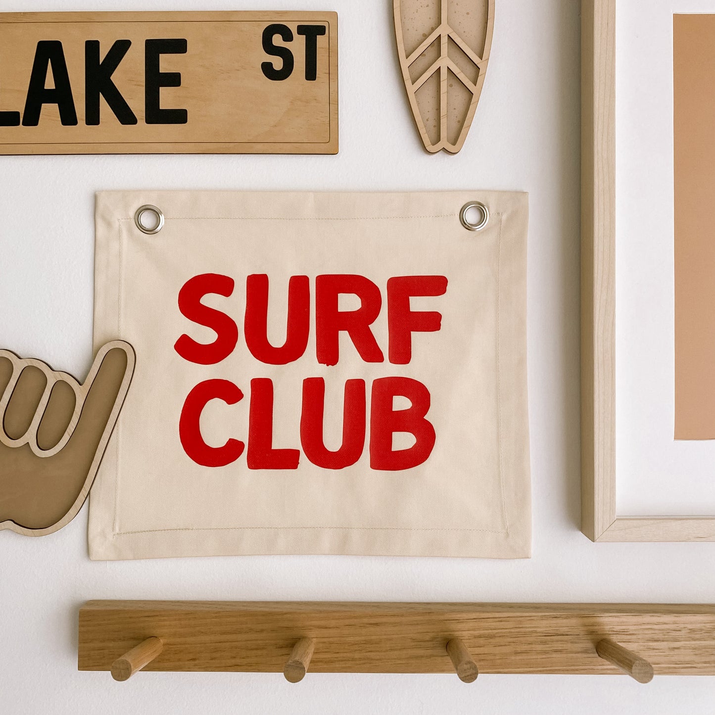 Surf club junior wall banner ~ Sale