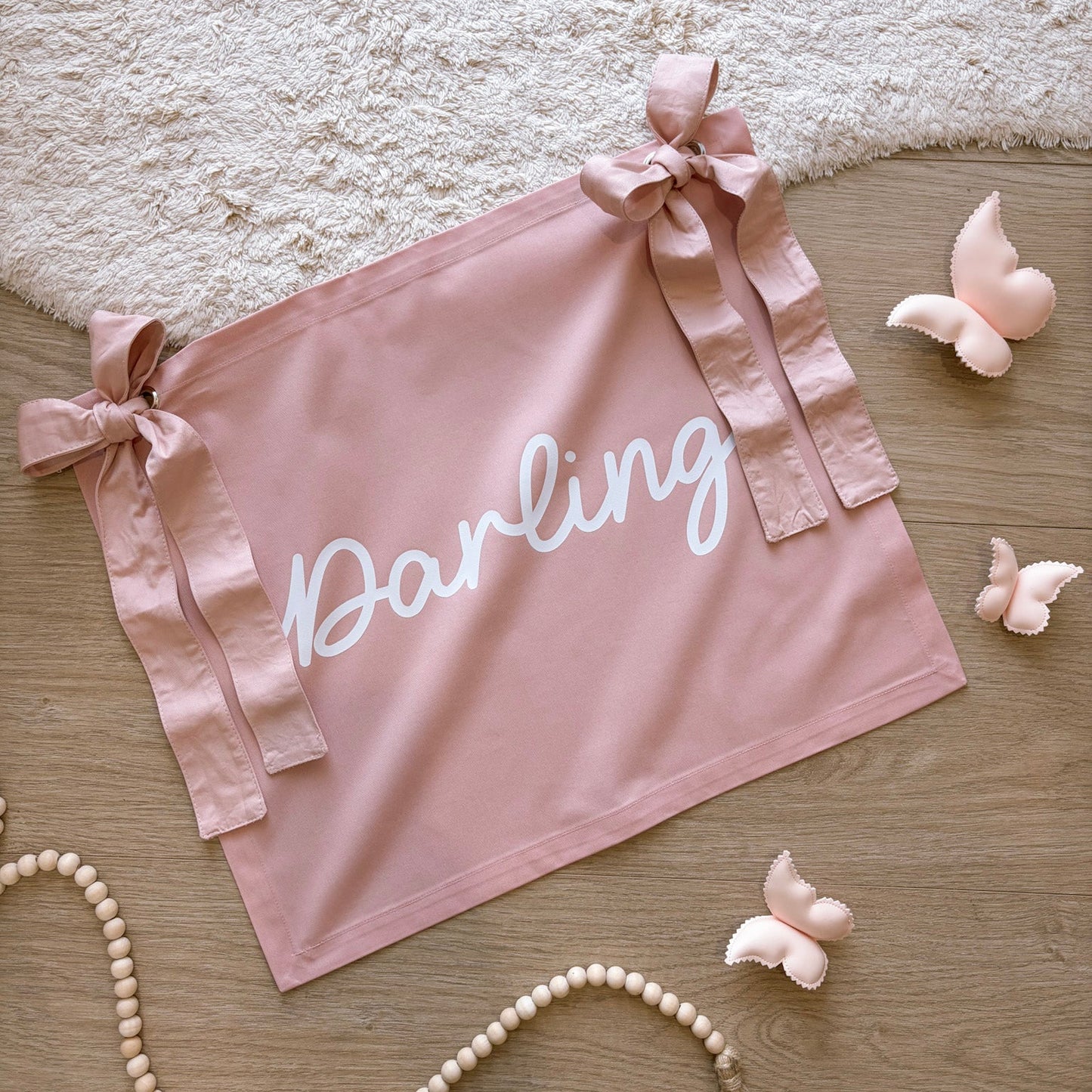 Darling wall banner | wall hanging  ~ Petals pink