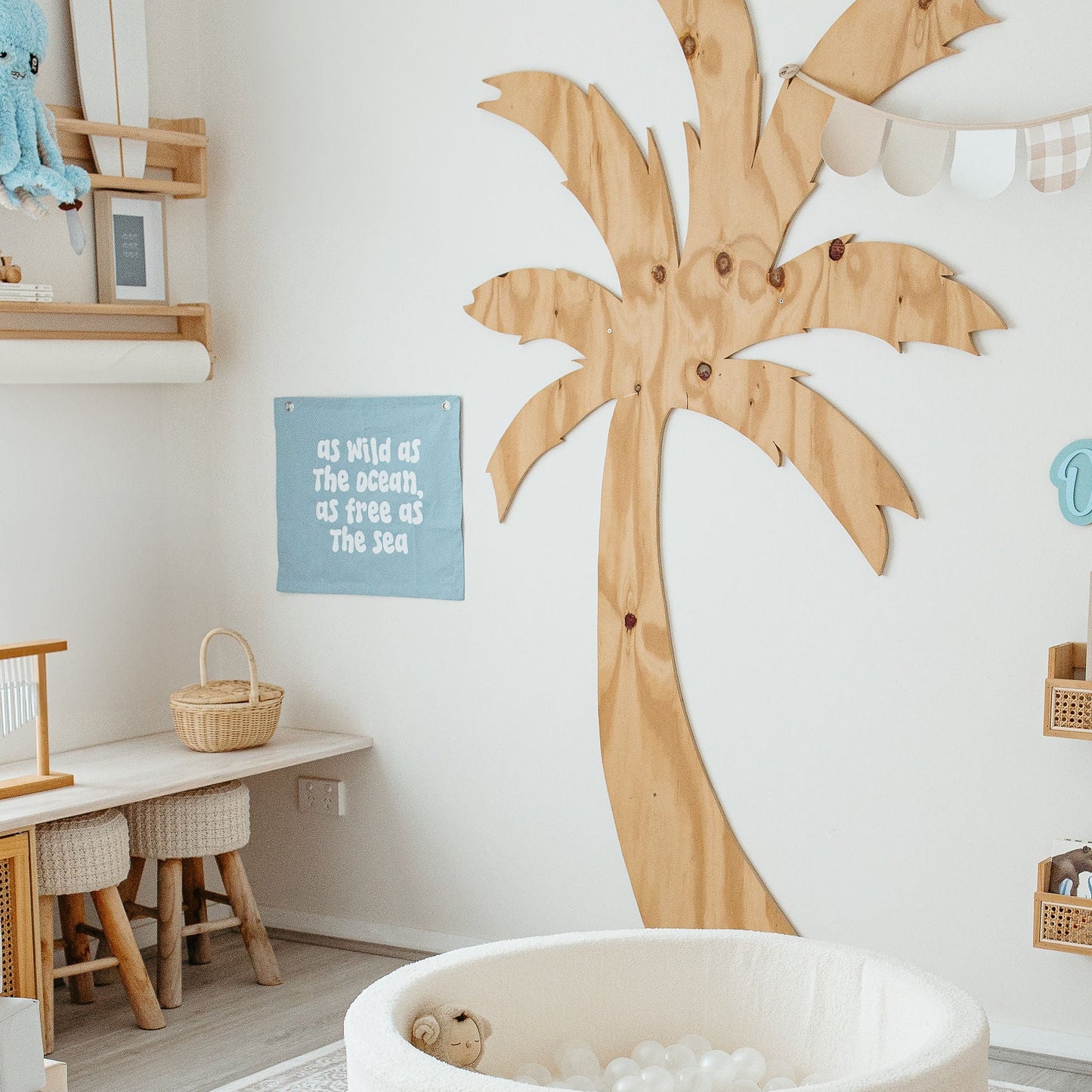 Surf Boys bedroom styling. Boys surf bedroom decor. Boys surf bedroom wall banner. Boys surf room inspo. Beach boys bedroom inspo. Beach boys bedroom ideas. Coastal boys bedroom banner. Boys wall banner. Ocean boys bedroom decor.