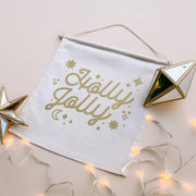 Christmas wall banner. Holly jolly wall banner. Most wonderful time of the year wall banner. Merry Christmas decor. Kids Merry Christmas banner. Wonderful time banner. Merry Xmas wall banner. Neutral Christmas decor. Minimalist Christmas wall banner. Merry Christmas wall decor. 