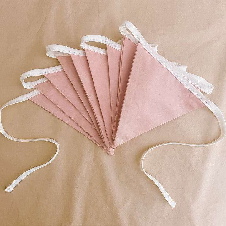Baby Pink girls triangle bunting. Girls pale pink wall bunting. Soft Pink nursery garland. Pastel Pink girls playroom bunting. Pastel pink garland. Baby pink wall flags. Light Pink wall decor. Girls Nursery bunting. Girls nursery garland. Girls Nursery wall decor.