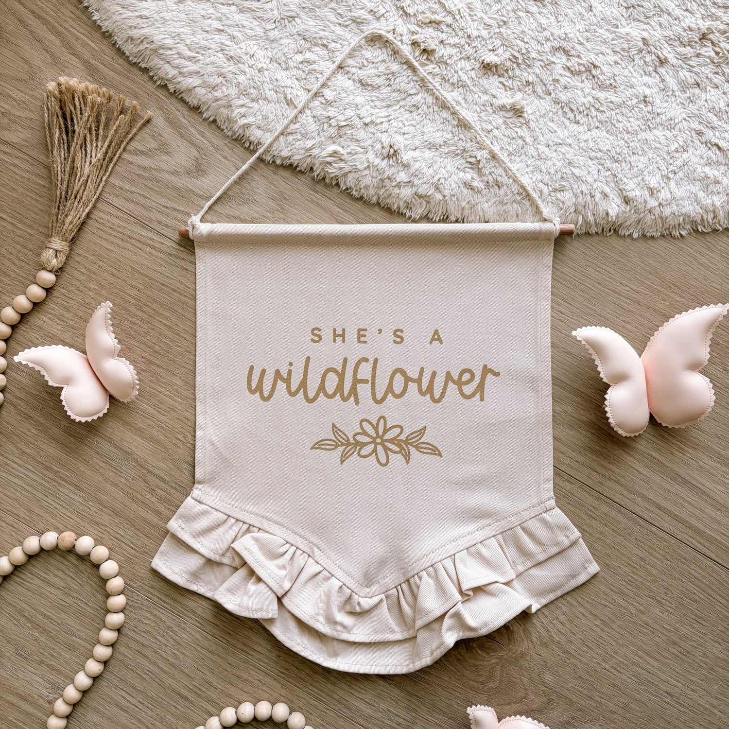 She’s a Wildflower Banner, Shes a Wildflower Banner, Wildflower Wall Banner, Wildflower Girls Decor, Wildflower Bedroom Decor, Wildflower Nursery Decor, Girls Wall Banner, Girls Bedroom Banner, Girls Bedroom Decor, Girls Wall Decor, Kids Bedroom Decor, Kids Wall Banner, Floral Wall Banner, Floral Girls Decor, Flower Bedroom Decor, Flower Wall Decor, Girls Floral Decor, Wildflower Wall Decor, Neutral Girls Decor, Neutral Girls Bedroom, Neutral Kids Decor, Natural Girls Decor, Beige Girls Decor Whimsical Girl
