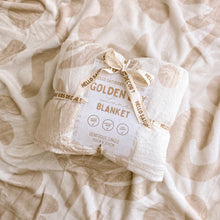 Golden Bay Plush Kids Blanket | Neutral Coastal Bedding