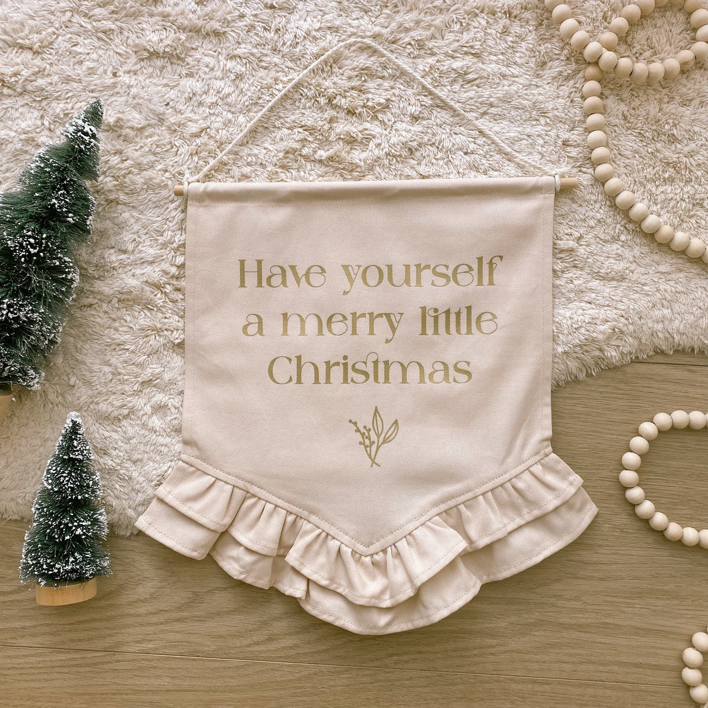 Christmas wall banner. Most wonderful time of the year wall banner. Merry Christmas decor. Kids Merry Christmas banner. Wonderful time banner. Merry Xmas wall banner. Neutral Christmas decor. Minimalist Christmas wall banner. Merry Christmas wall decor. 