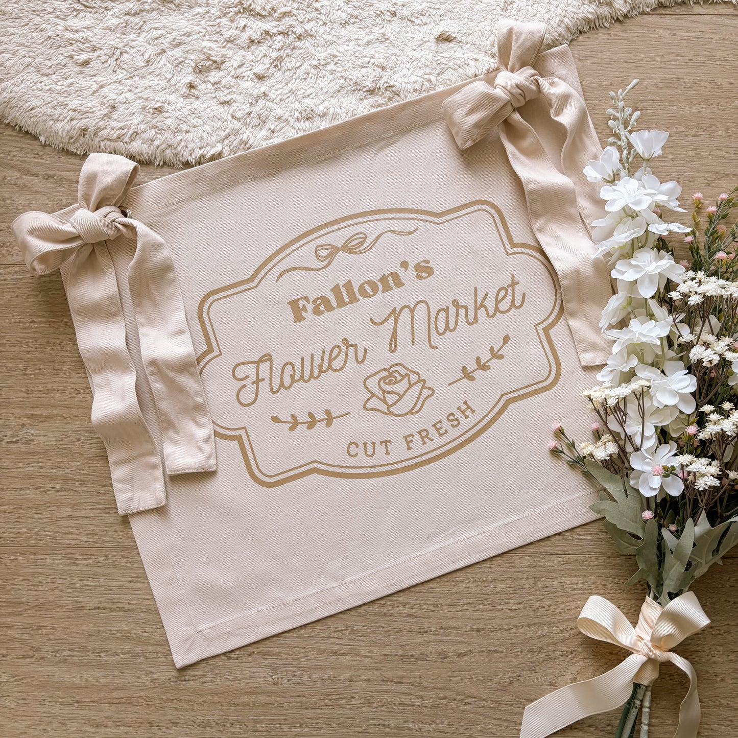 Personalised Neutral Flower Market Banner, Warm Sand Flower Market Banner, Neutral Flower Market Banner, Personalised Flower Market Banner, Flower Market Banner, Flower Market Banner with Bows, Removable Bow Banner, Personalised Bow Banner, Kids Flower Market, Girls Flower Market, Flower Shop Sign, Kids Flower Shop, Pretend Flower Shop, Neutral Flower Shop Decor, Play Market Decor, Kids Market Stall Decor, Flower Market Stall, Play Shop Decor, Pretend Play Decor, Imaginative Play Decor, Cubby House Decor,