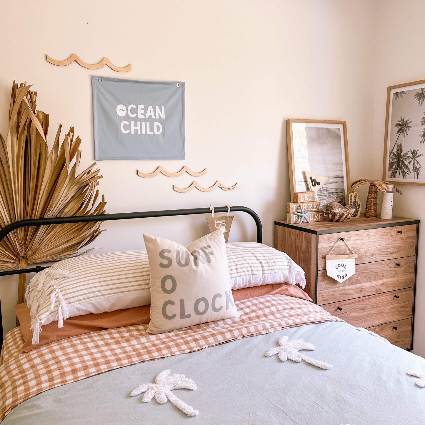Ocean child kids wall banner ~ Sky blue ~ Sale