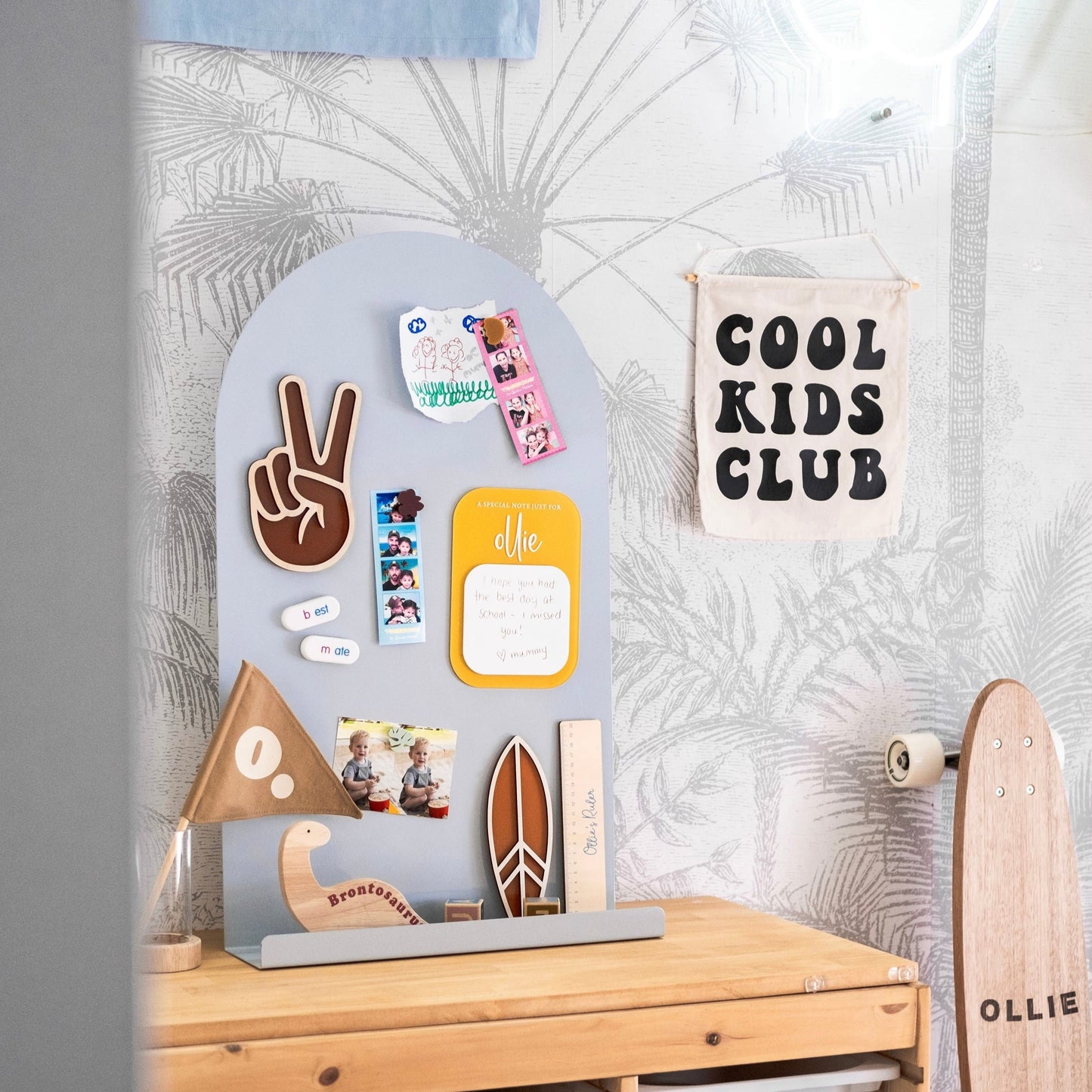 Cool kids club hanging banner ~ Warm sand