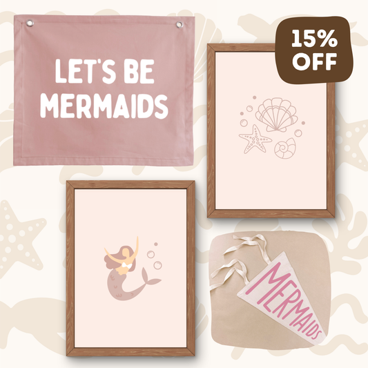 Bedroom starter pack ~ Pink mermaid