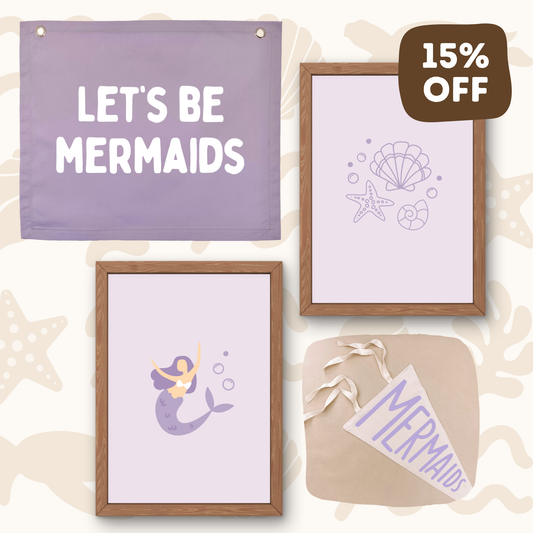 Bedroom starter pack ~ Purple mermaid