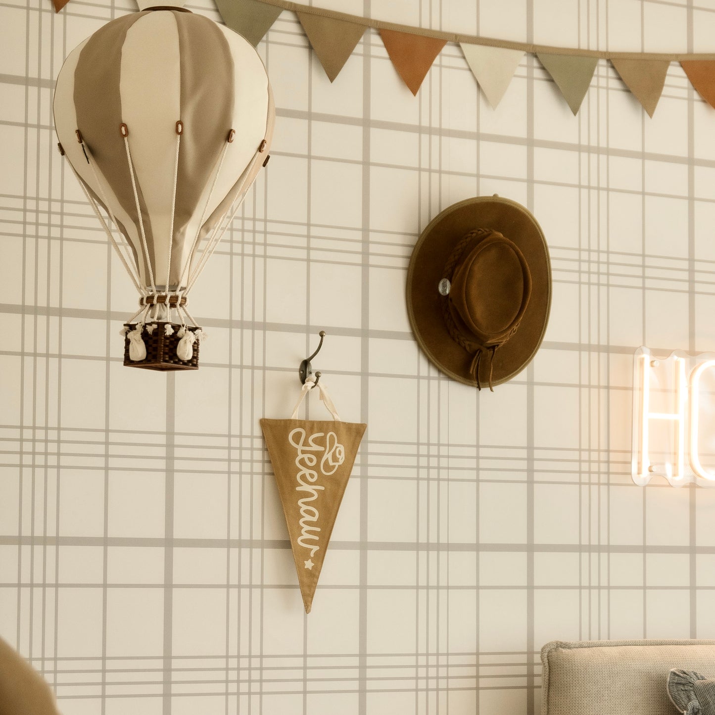 Kids western pennant flag. Kids yeehaw wall flag. Kids rodeo bedroom wall banner. Kids desert playroom flag banner. Kids cowboy playroom wall flag. Kids cowgirl bedroom styling. Kids western bedroom wall decor. Kids cowboy bedroom inspo. Kids bedroom decor ideas. 7 year old bedroom ideas. 10 year old bedroom ideas. 12 year old bedroom ideas. 