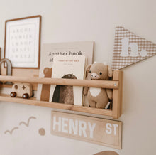 Personalised initial alphabet soup pennant flag  ~ Neutral gingham