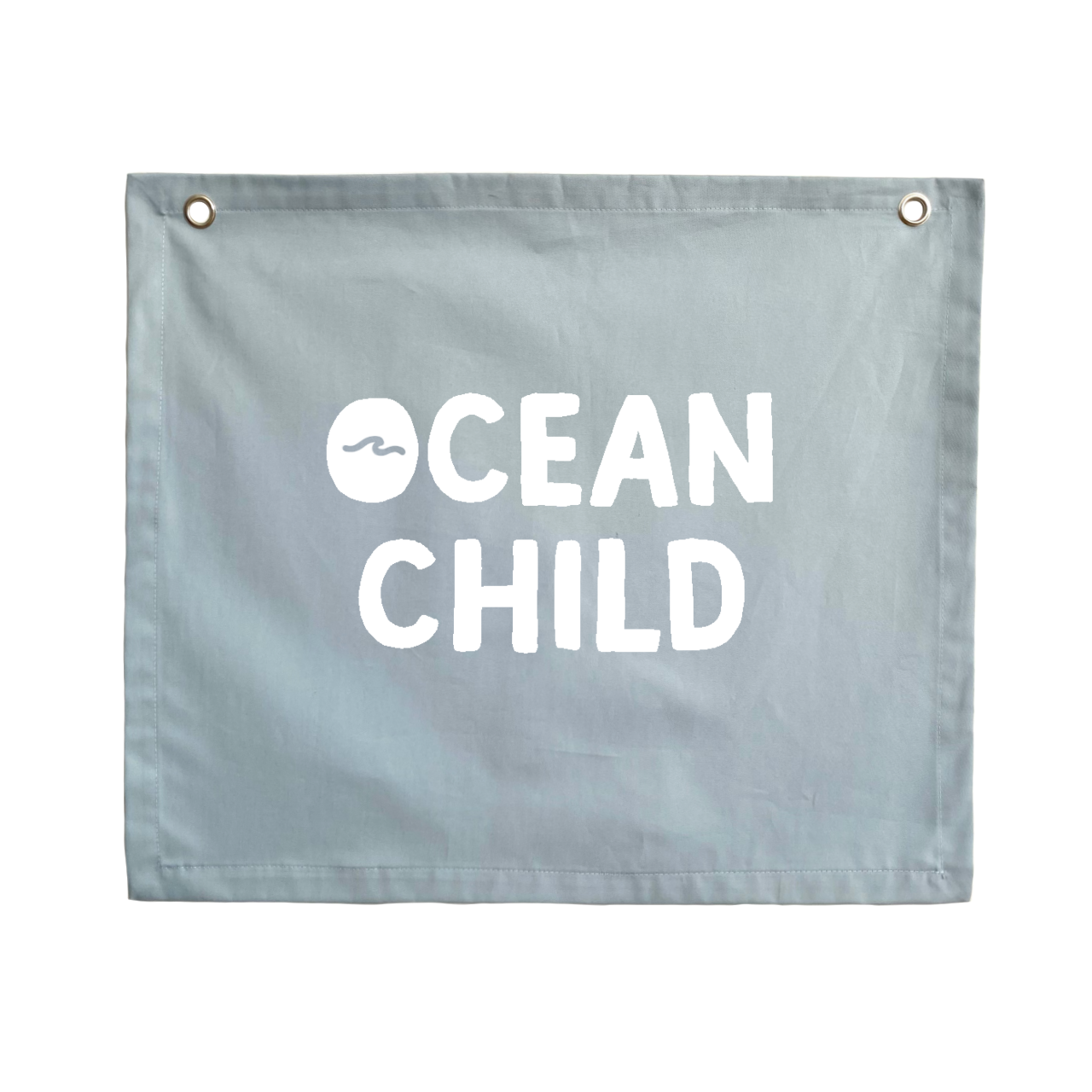 Ocean child wall banner ~ Sky blue ~ Imperfect
