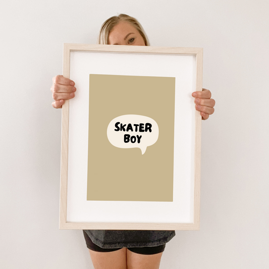 kicking it old school wall print. skater vibes wall art. kicking it old school kids unframed print. Kids wall art. Kids wall print. skater vibes boys bedroom print. urban boys bedroom styling. Boys skater bedroom wall decor. urban boys bedroom wall art. Boys skater room inspo. skater boys bedroom inspo. Boys old school bedroom ideas.