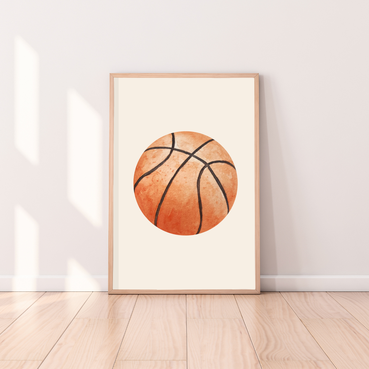 Sports ball kids digital wall print | sports digital wall art ~ 4 designs