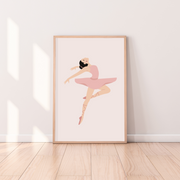 Pink girls room. Soft pink nursery decor. Vintage girls bedroom styling. Classic girls pastel pink bedroom decor. Ballerina wall art. Ballet girls room inspo. Pink ballerina print decor. Timeless girls pink bedroom ideas. Elegant girls bedroom art. Girls feminine bedroom. Baby pink girls bedroom decor. Vintage girls nursery decor. Classic pink bedroom. Delicate ballet inspired girls decor.