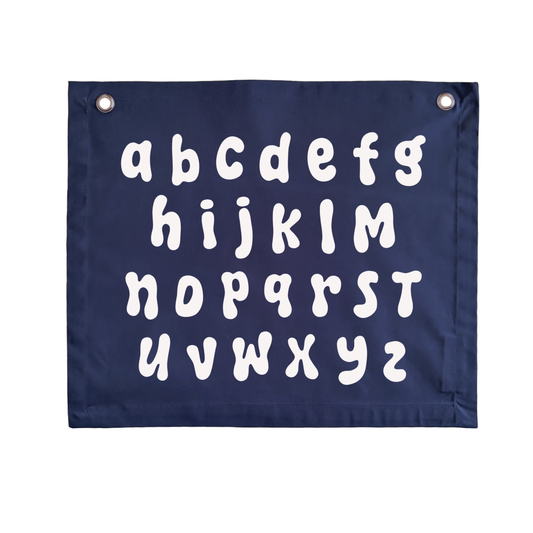 Navy blue kids room. Navy blue nursery decor. Navy blue Alphabet kids banner. Navy blue abc banner. Boys alphabet wall banner. Surf boys blue bedroom styling. Boys calm surf bedroom decor. Boys surf bedroom wall banner. Boys fun surf room inspo. Beach boys bedroom inspo. Beach boys bedroom ideas. Coastal boys bedroom inspo. ABC wall banner. Navy blue boys bedroom decor. Nautical boys bedroom decor. Nautical boys banner. Sailor boys wall decor. 