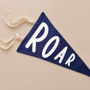 Roar tie up pennant flag | wall hanging