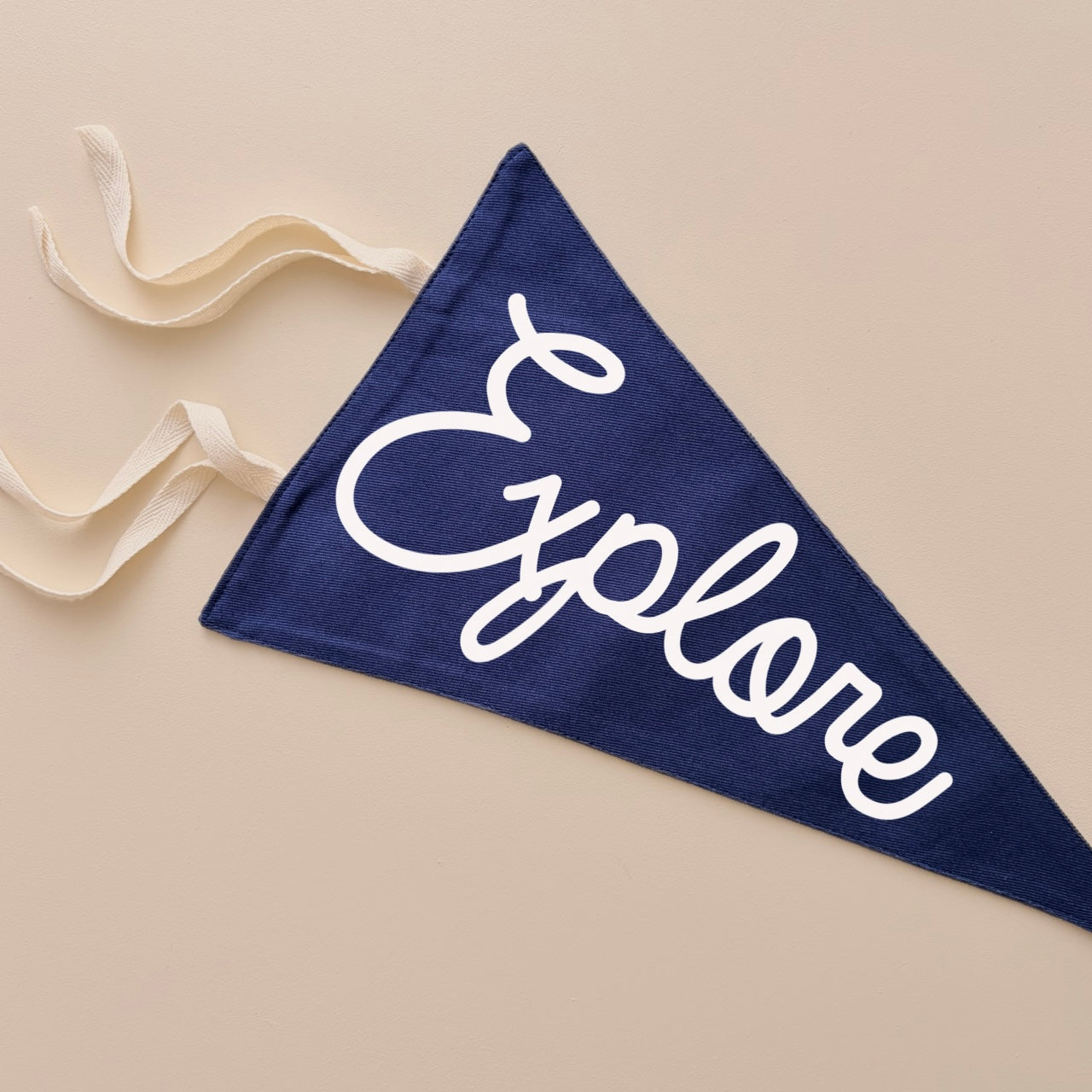 Explore tie up pennant flag | kids wall hanging