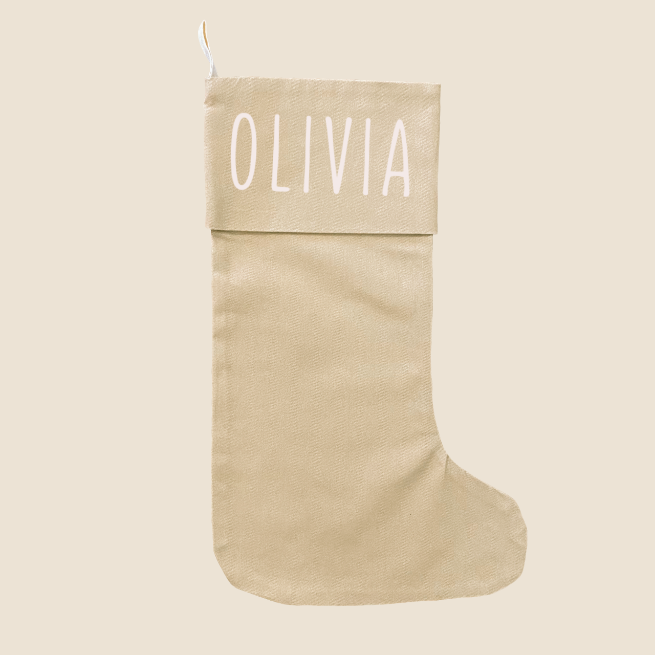 Personalised Christmas stocking ~ Sea grass