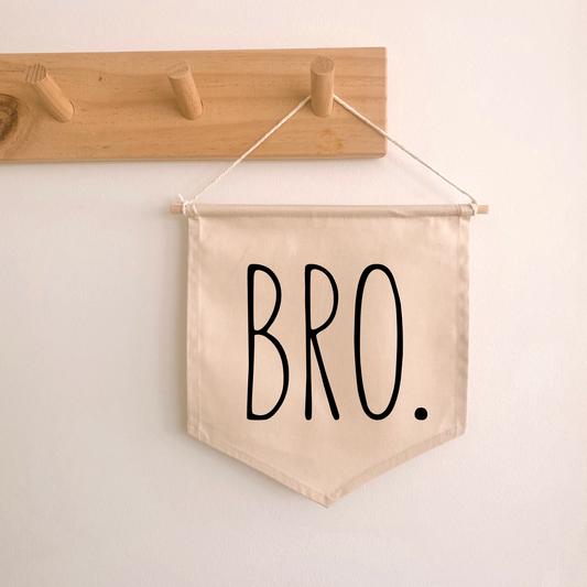 Bro. hanging banner / wall banner ~ Warm sand