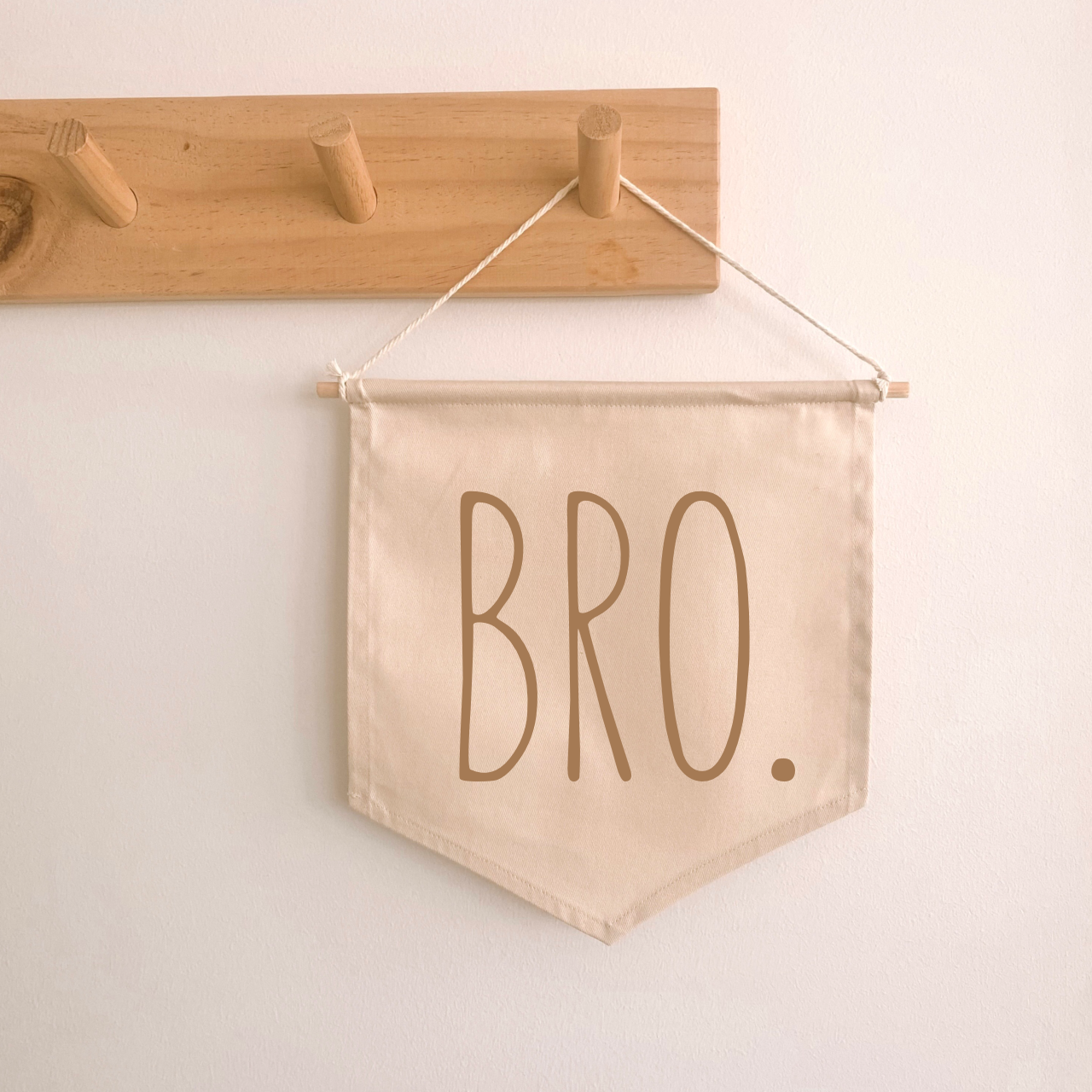 Bro. hanging banner / wall banner ~ Warm sand