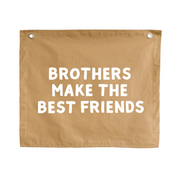 Brothers bedroom styling. Brothers bedroom wall decor. Brothers bedroom wall banner. Brothers wall banner. Brothers bedroom inspo. Brothers bedroom decor ideas. Shared boys bedroom decor. Brothers make the best friends banner. Shared boys room inspo. Brothers wall decor.